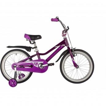 Детский велосипед NOVATRACK NOVARA 18” фиолетовый