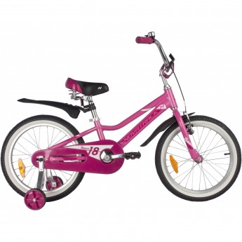 Детский велосипед NOVATRACK NOVARA 18” розовый