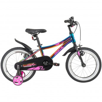 Детский велосипед NOVATRACK PRIME 16” фиолетовый металлик