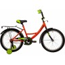 Детский велосипед NOVATRACK VECTOR 20" черно-оранжевый с доп. колесами 203VECTOR.OR9