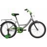Детский велосипед NOVATRACK VECTOR 20" серебристый с доп. колесами 203VECTOR.SL22
