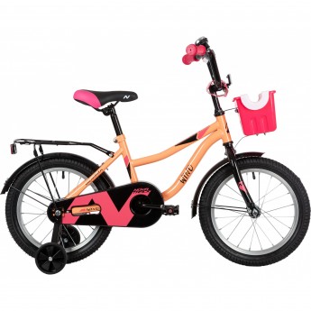 Детский велосипед NOVATRACK WIND GIRL 16” коралловый