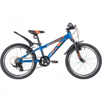Подростковый велосипед NOVATRACK 20" EXTRIME 7.V ALLOY синий