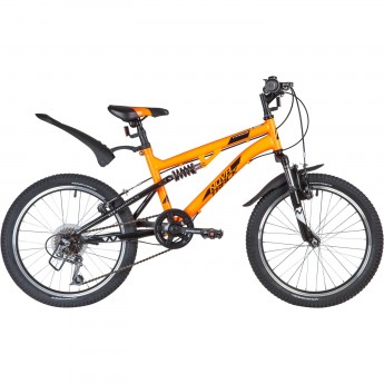 Подростковый велосипед NOVATRACK 20" TITANIUM 6.V оранжевый
