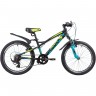 Подростковый велосипед NOVATRACK 20" TORNADO 7.V чёрный 20AH7V.TORNADO.BK9