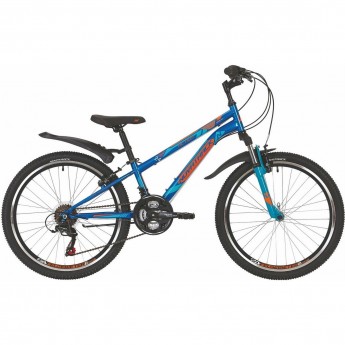 Подростковый велосипед NOVATRACK 24" ACTION синий