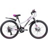 Подростковый велосипед NOVATRACK 24" KATRINA 21.D белый 24AHD.KATRINA.12WT9