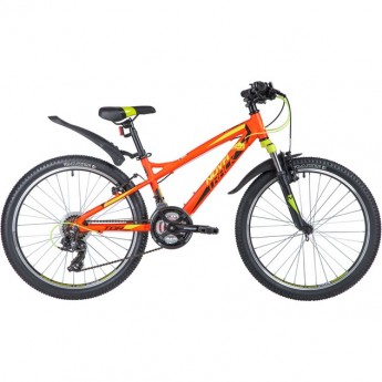 Подростковый велосипед NOVATRACK 24" TORNADO 21.V красный