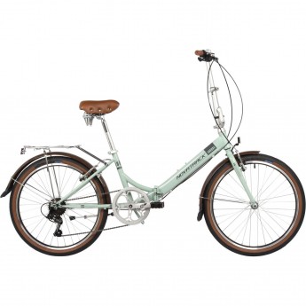 Складной велосипед NOVATRACK AURORA 24" светло-бирюзовый
