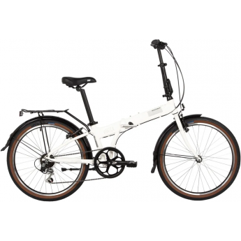 Складной велосипед NOVATRACK VORTEX 20" белый, 2024