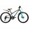 Велосипед NOVATRACK 24" TORNADO HD алюм. рама 13", черный 24AHD.TORNADOHD.13BK4