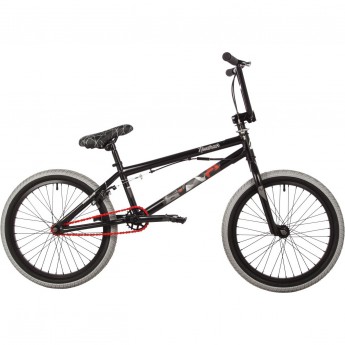 Велосипед NOVATRACK BMX CROW 20" (2023), рама 10", черный