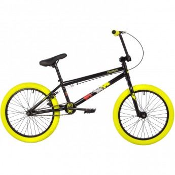 Велосипед NOVATRACK BMX WOLF 20" (2023), рама 10", черный