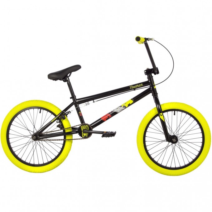 Велосипед NOVATRACK BMX WOLF 20" (2023), рама 10", черный 20BMX.WOLF.BK23