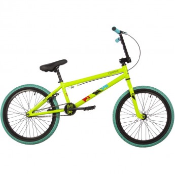 Велосипед NOVATRACK BMX WOLF 20" (2023), рама 10", зеленый