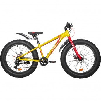 Велосипед NOVATRACK FATBIKE 24" SUV зеленый, 2024